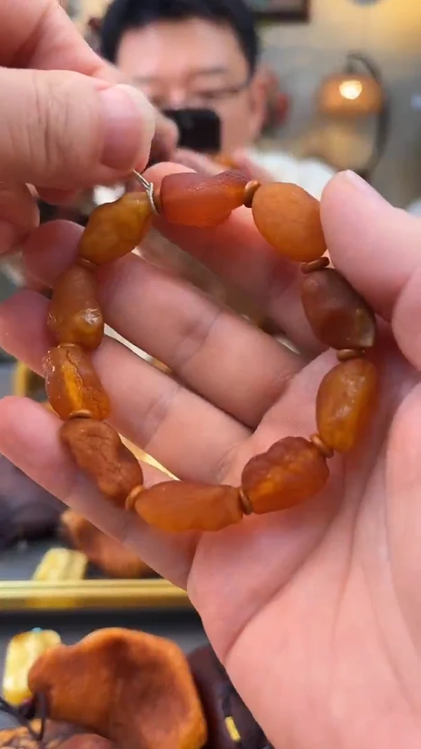 未镶嵌琥珀手串手串