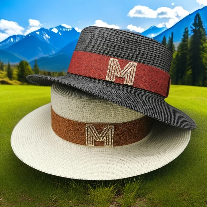 帽语®春夏秋 男女闪钻弹力帽带平顶遮阳帽草帽 帽带多用HSAS00006