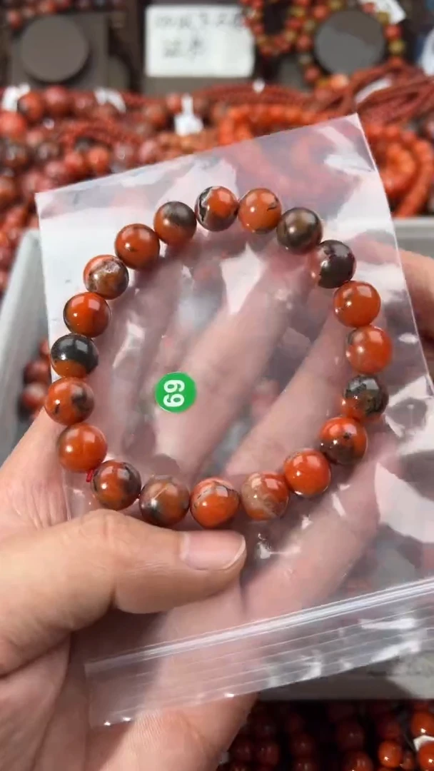 南红玛瑙手串未镶嵌11