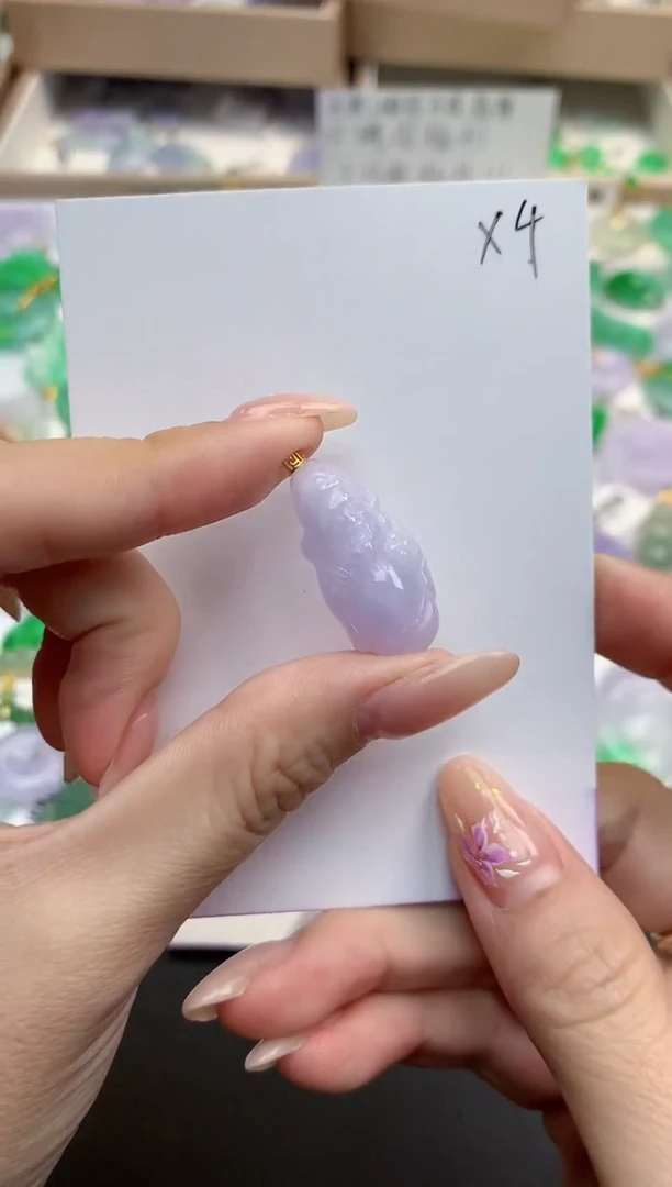 颈饰未镶嵌翡翠天然缅甸A货翡翠