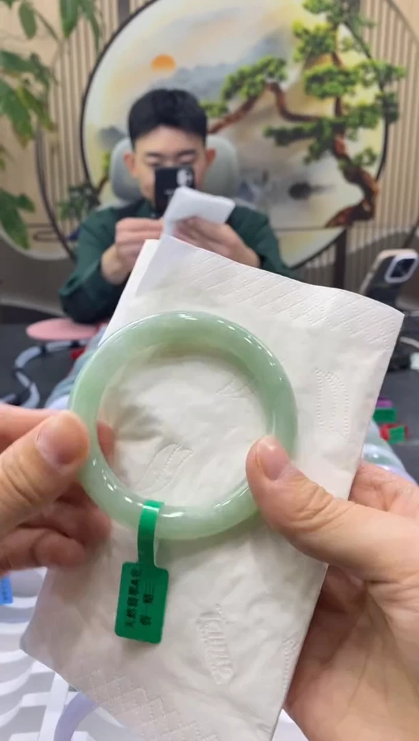 未镶嵌手镯翡翠3464