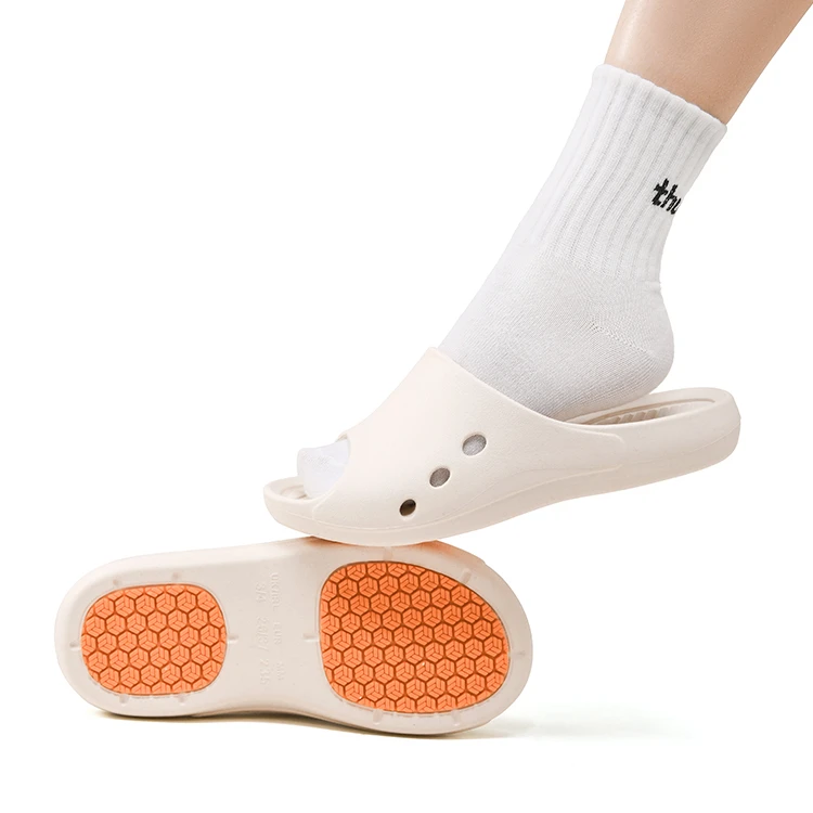 一字凉拖鞋防滑拖鞋女家居室内浴室洗澡新款家用平底老人孕妇家用