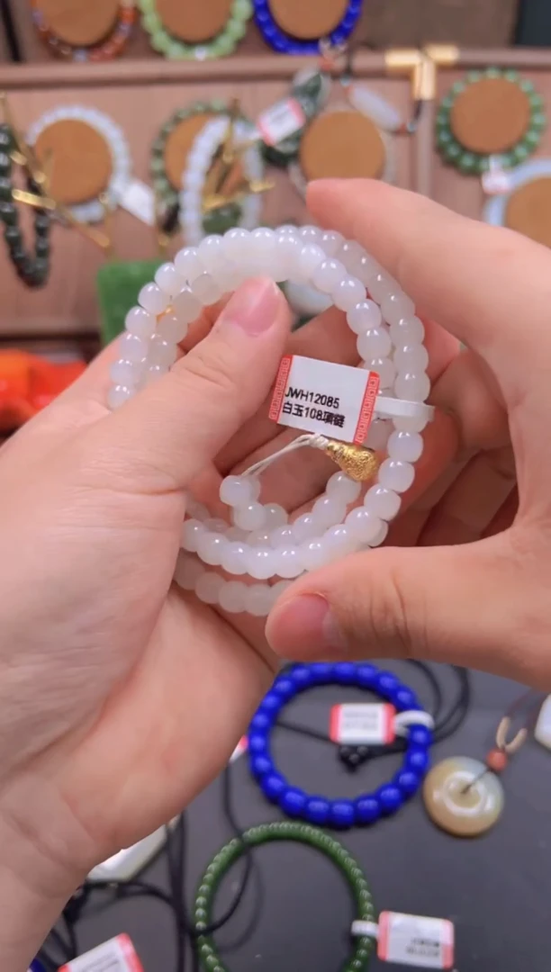 毛衣链未镶嵌和田玉JWH12085