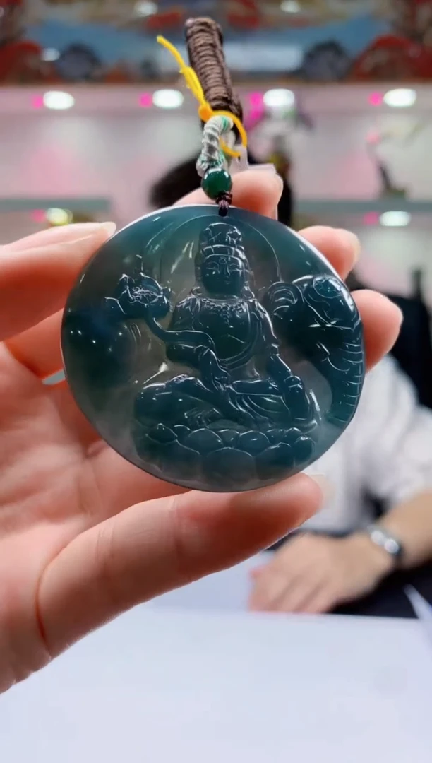 定制翡翠未镶嵌1052ry-毛货挂件10