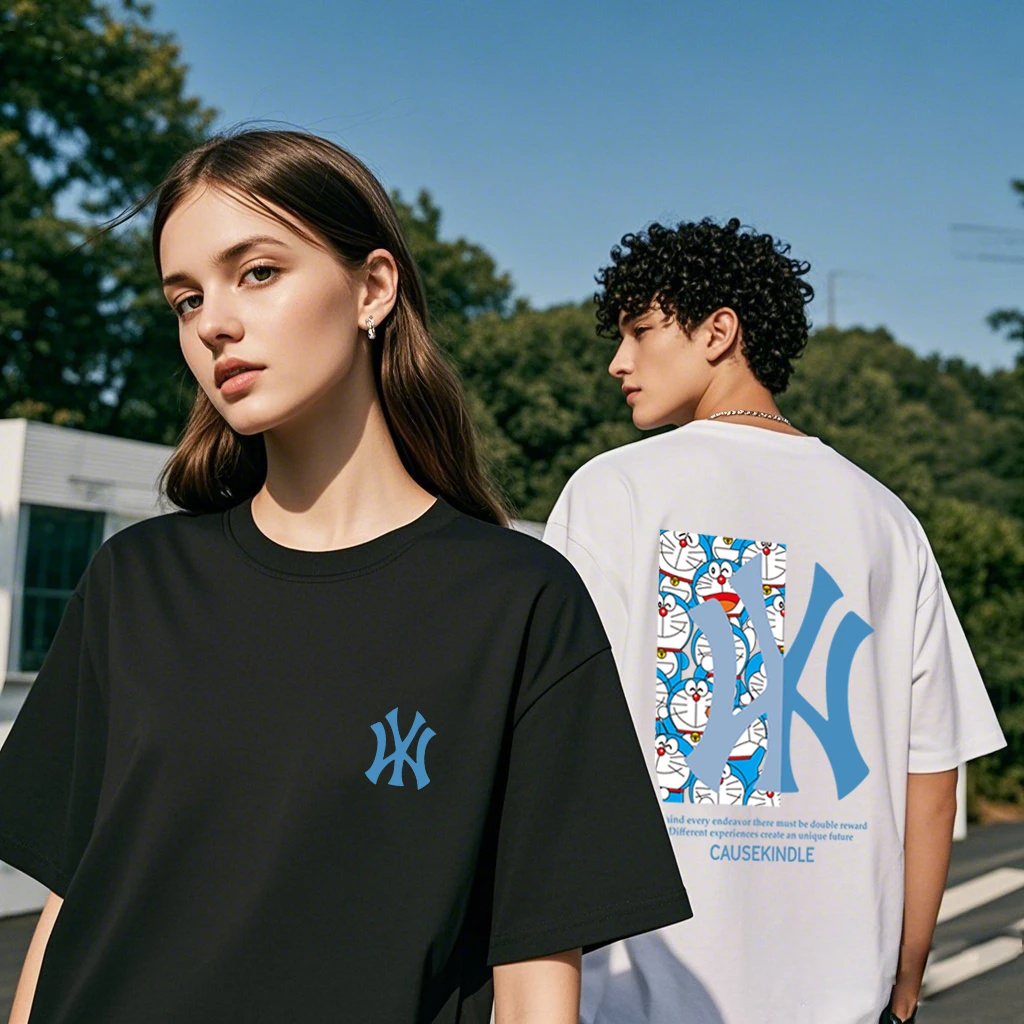 纯棉短袖T恤时尚弹力潮流夏季情侣男款女款男士柔软休闲亲肤ny13