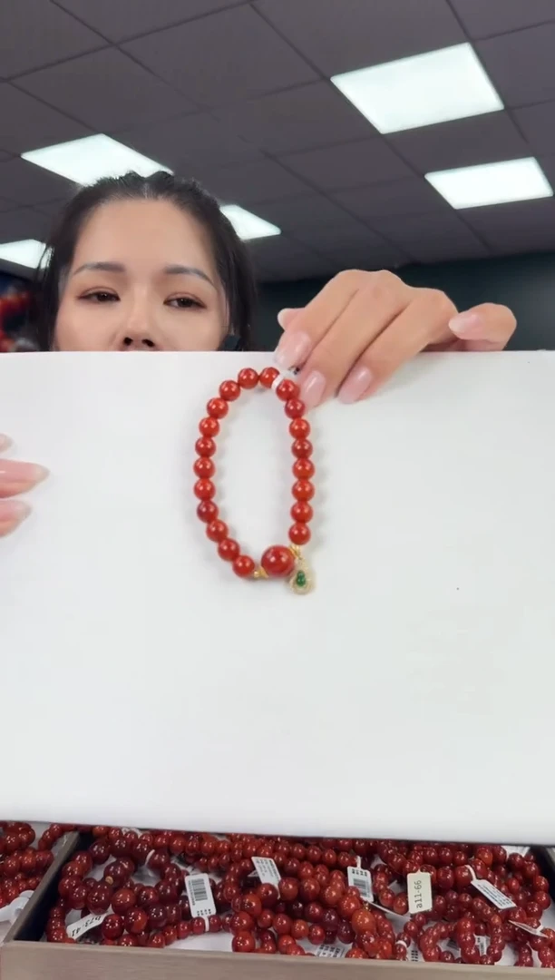 未镶嵌珠串南红玛瑙多样发其一/9/250920180880