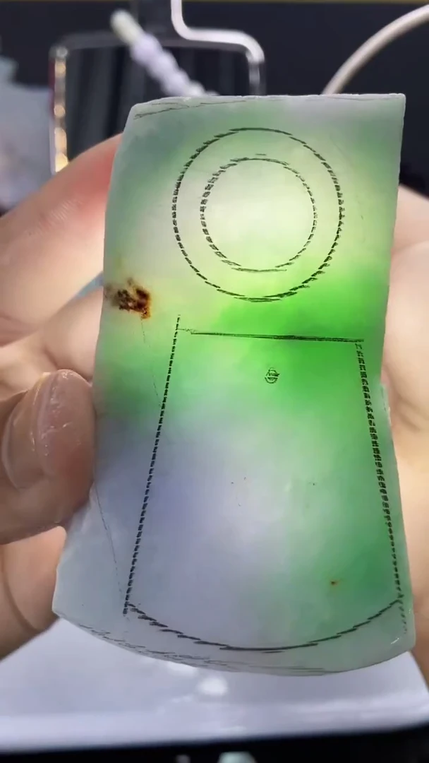 裸石翡翠缅甸A货【海】A23