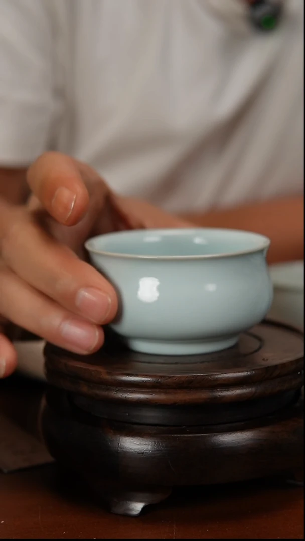 瓷片原产地原矿釉汝瓷