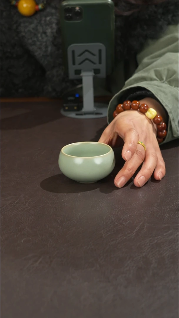 瓷宣宝汝瓷原矿原釉作品