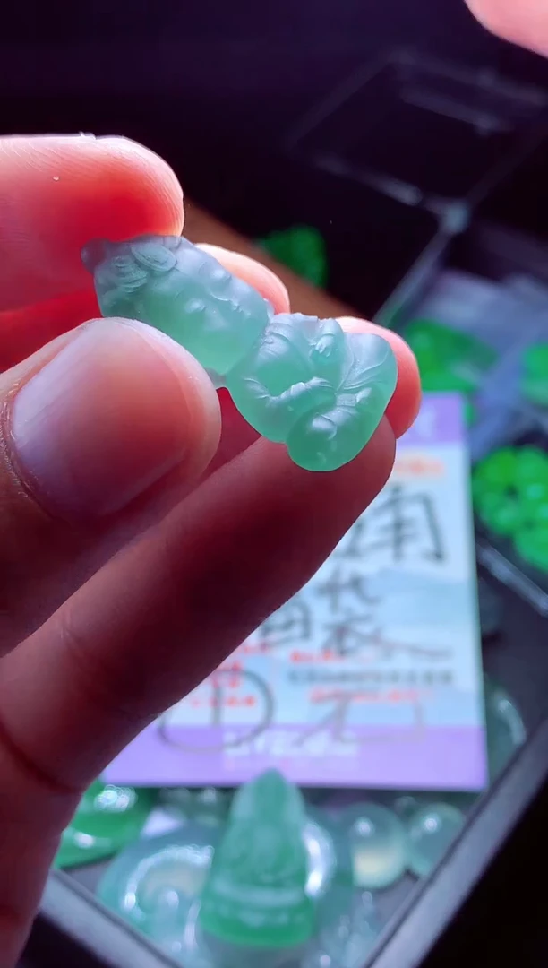 未镶嵌定制翡翠翡翠毛货定制528427