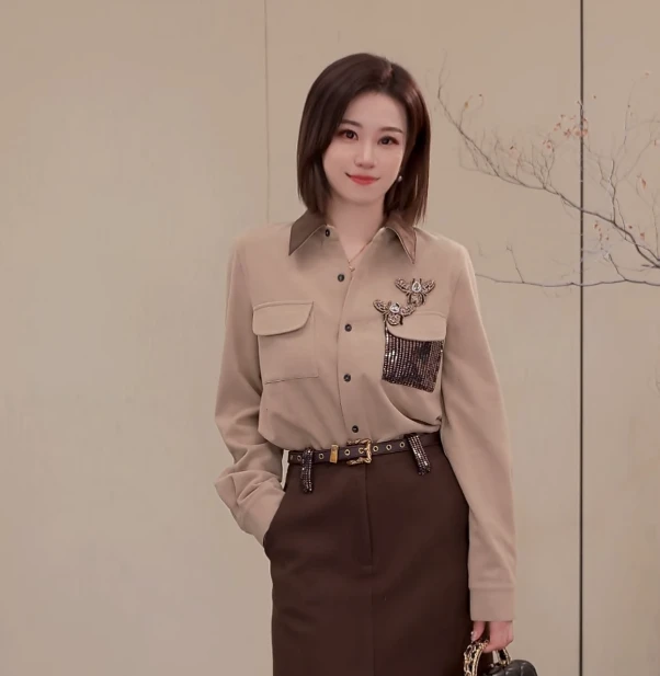 【都市丽人】Molly打底设计百搭轻奢感新款 上衣 M2025988