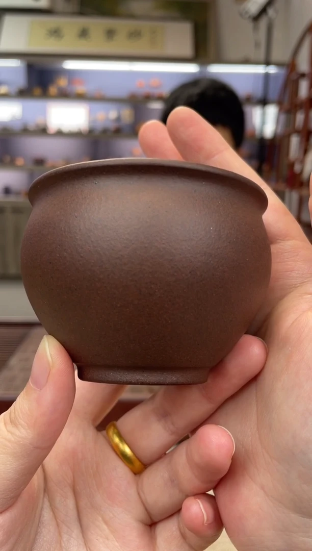 茶壶紫砂台西紫泥 圆融杯