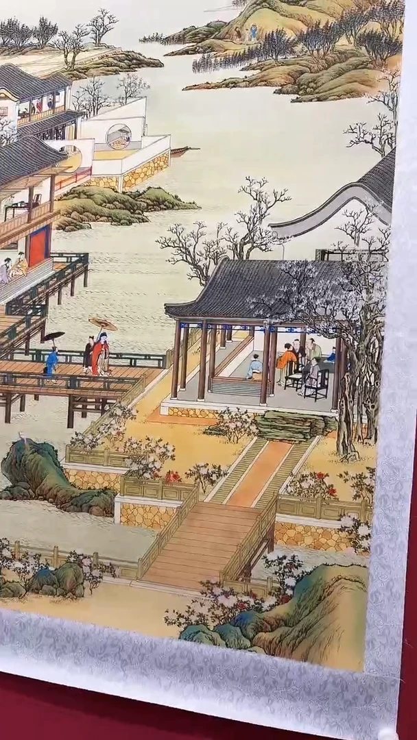 国画李春现十二月令四尺
