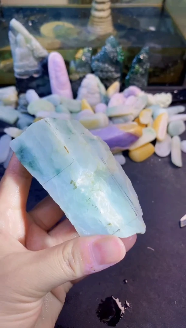 未镶嵌挂件翡翠天然翡翠044