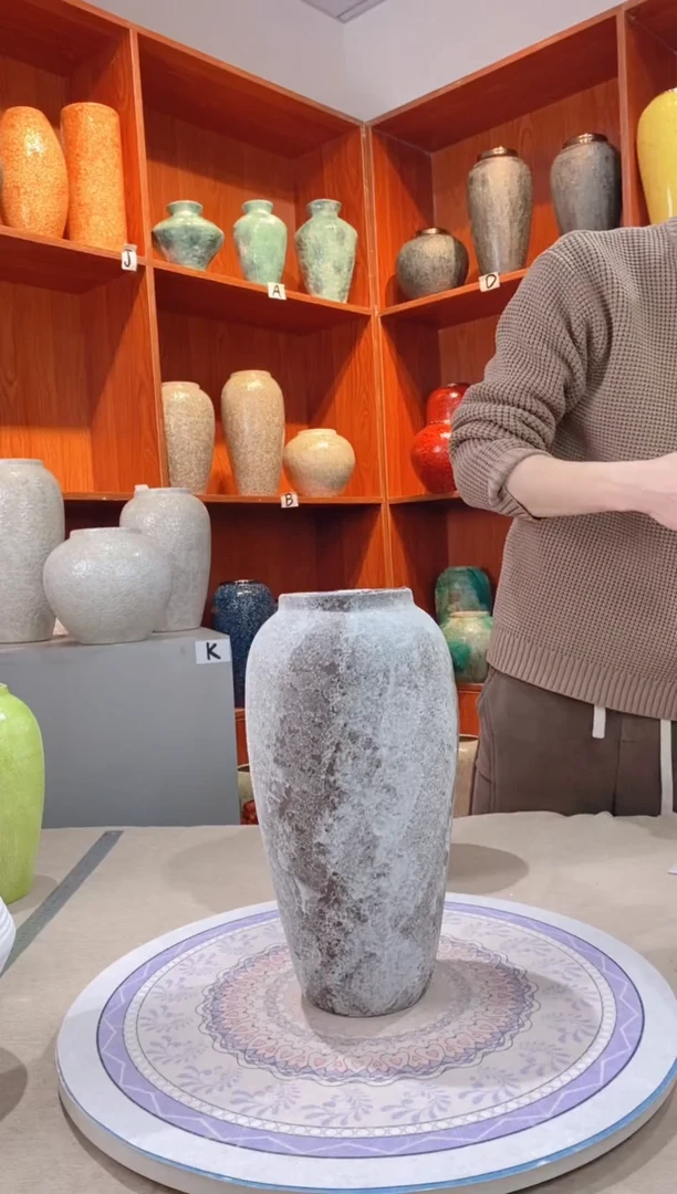 【闪购商品】瓶 陶瓷花瓶 无花雪花秀大号