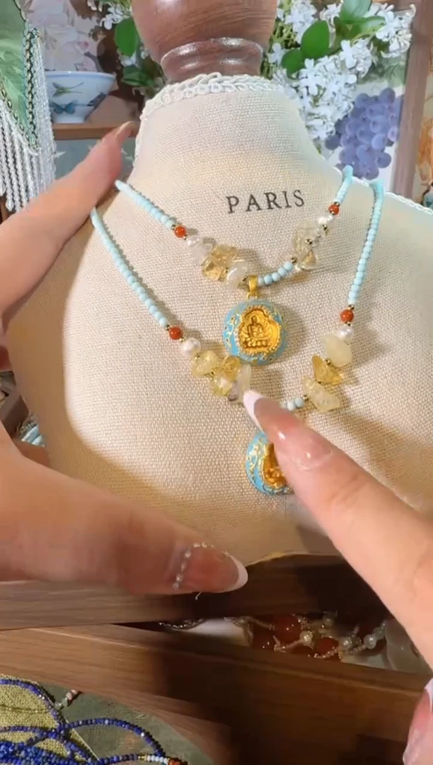 项链合金淡水珍珠232