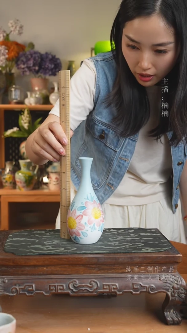 摆件景德镇陶瓷原创花器