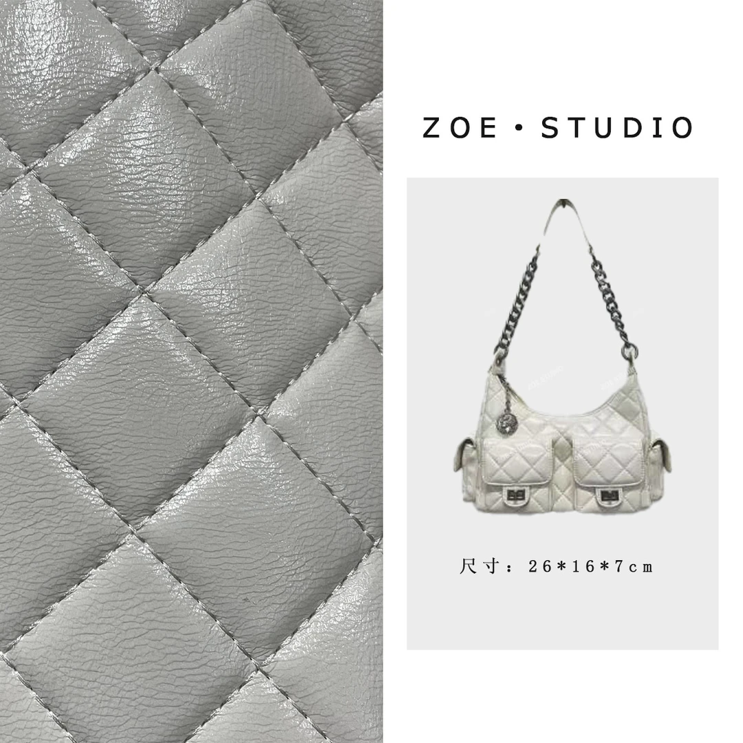 【佐伊甄选】SD-5197-奶油白轻奢女士时尚潮流百搭单肩斜挎包