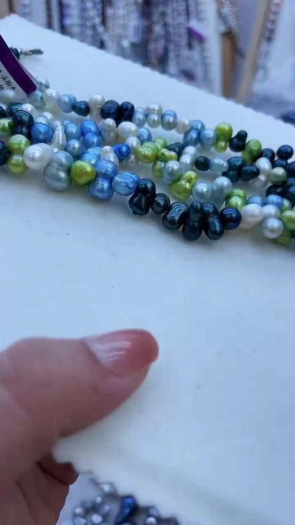 【闪购商品】淡水珍珠项链未镶嵌589多样性发货 发其一