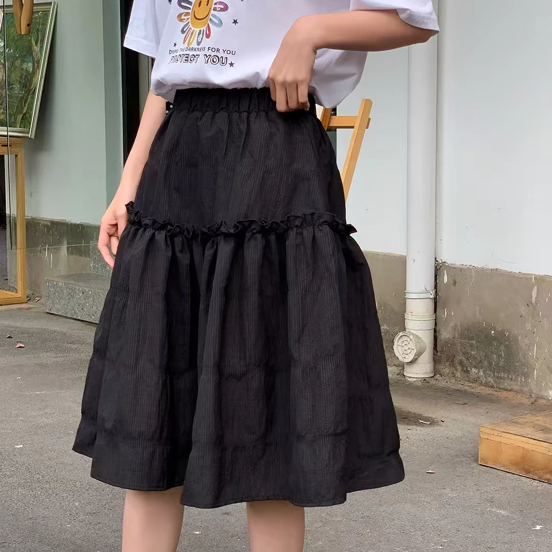 98050高端专享夏季天花板半身裙黑色（B）