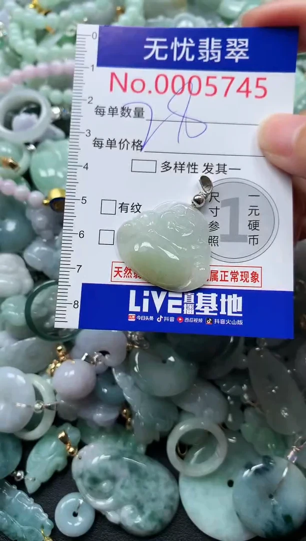 颈饰未镶嵌翡翠5745