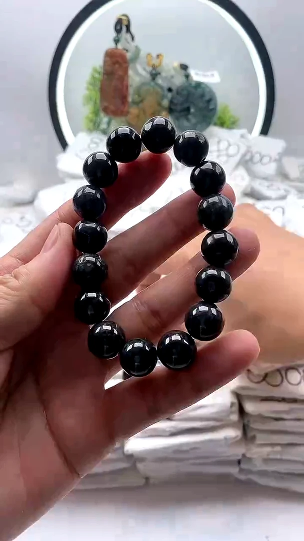 【闪购商品】翡翠颈饰未镶嵌手串【完美度65】