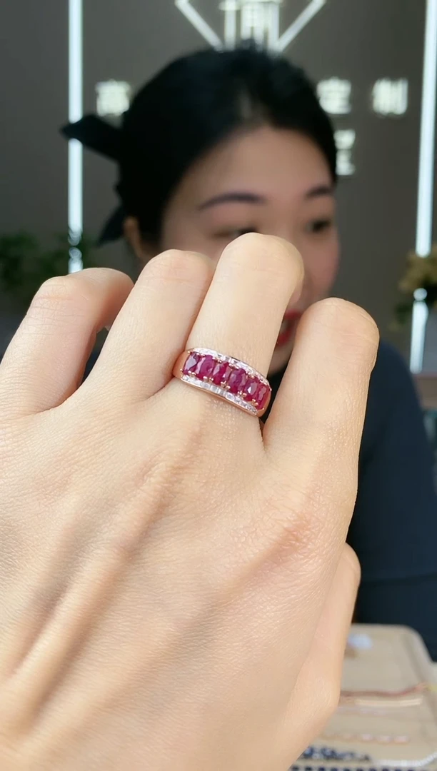 【闪购商品】红宝石手饰银S925镶嵌手饰