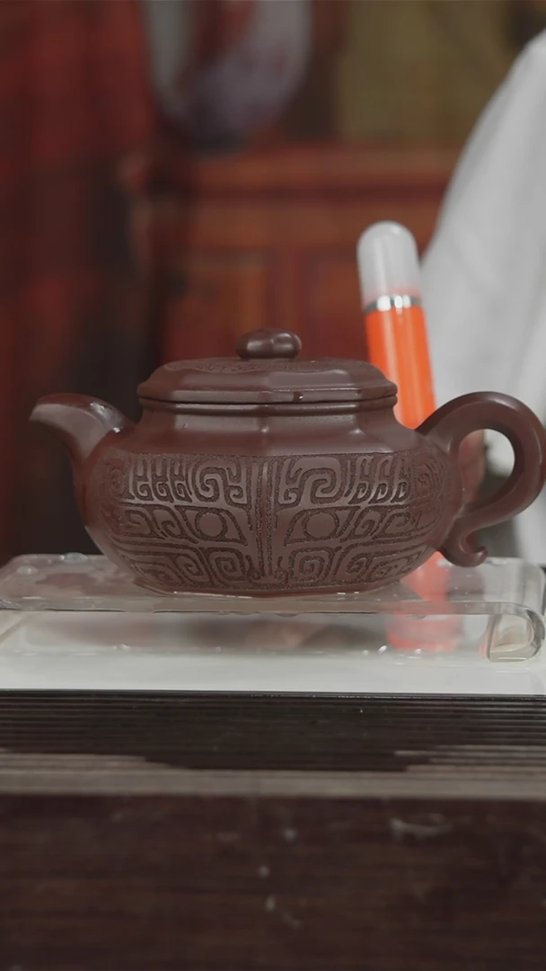 茶壶紫砂原矿紫砂壶余震550CC56号