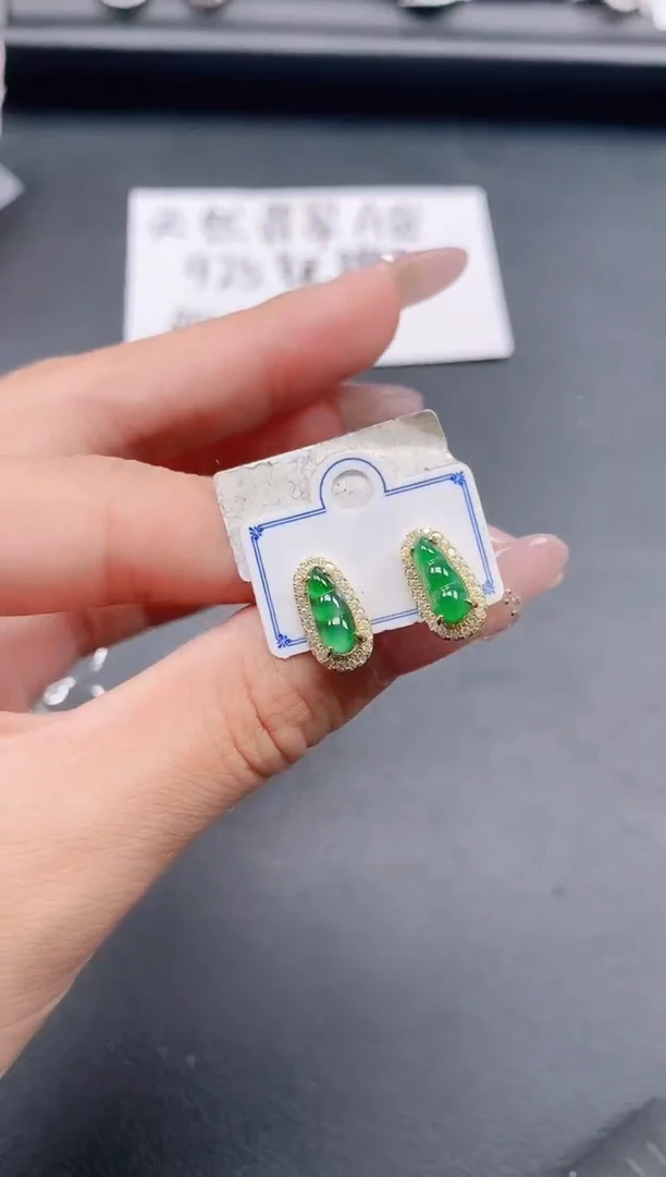 银S925镶嵌戒指翡翠1111