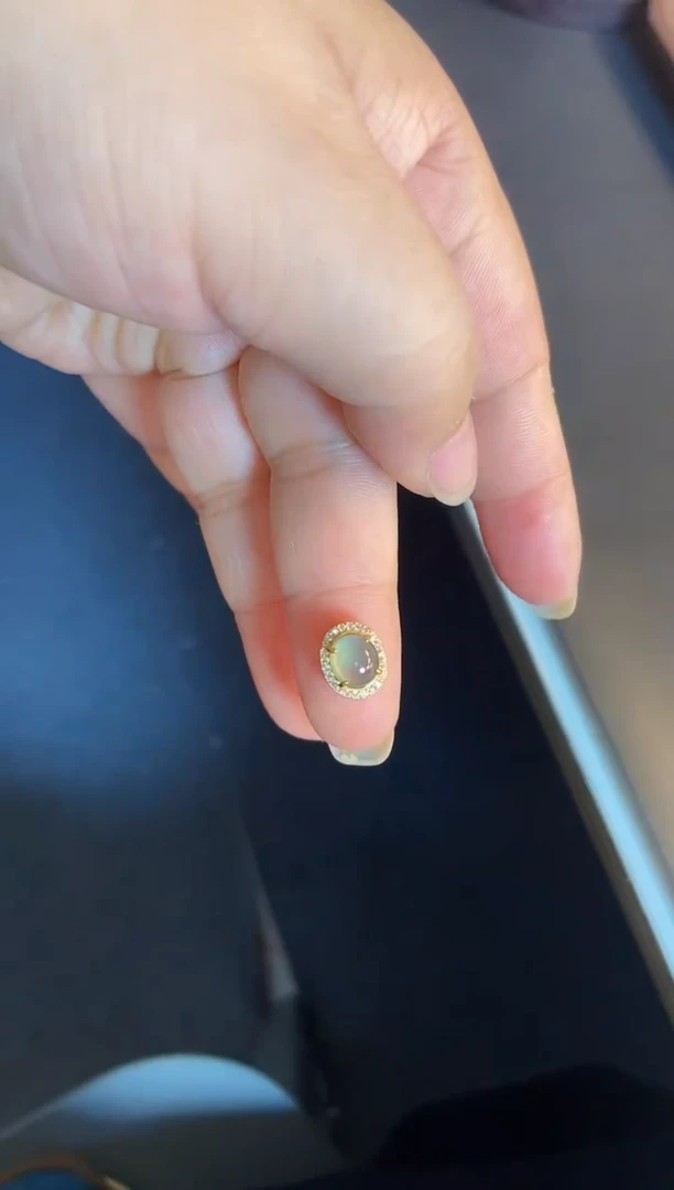 吊坠(不含链)银S925镶嵌翡翠1