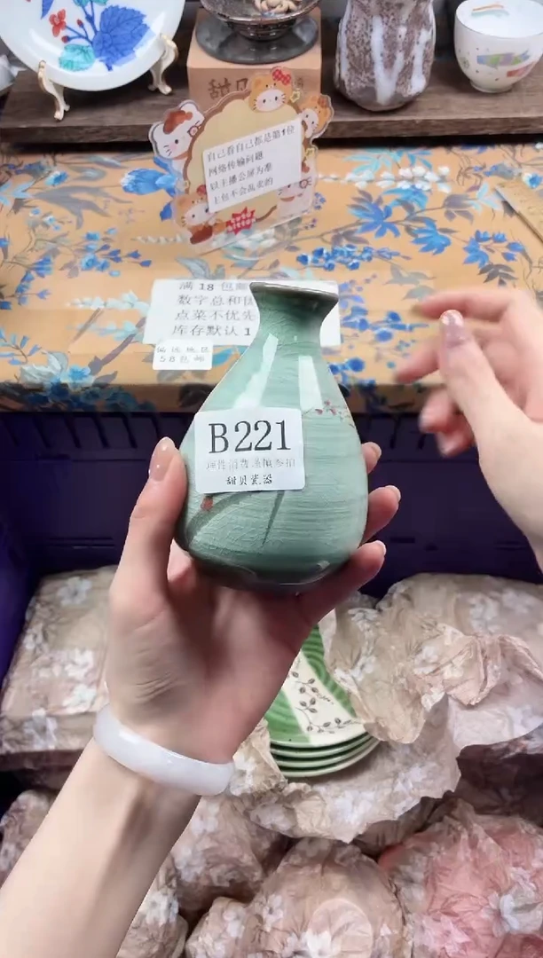 瓷片素**兰                B221