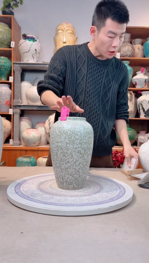 瓶陶瓷花瓶 无花 a611