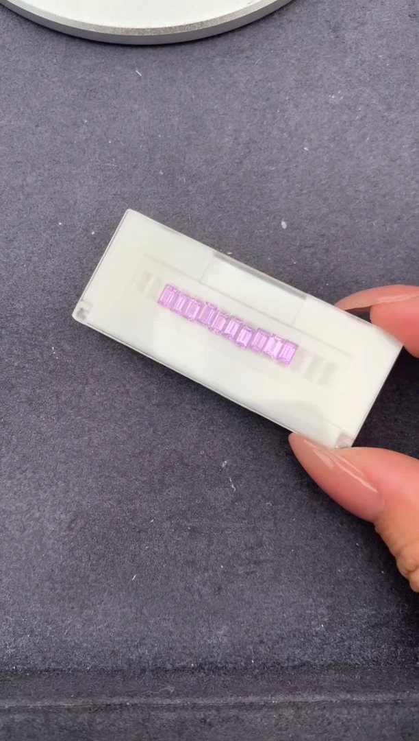 裸石彩色蓝宝石1.9ct紫蓝宝  FH  定制