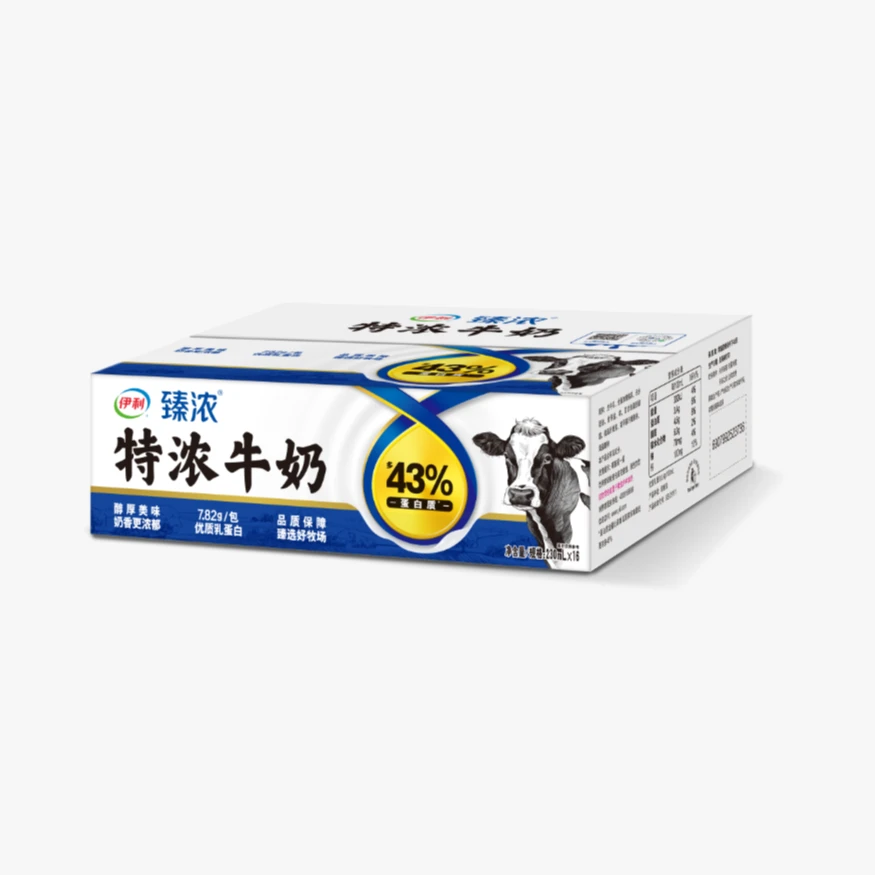 伊利利乐枕臻浓特浓牛奶230ml*16