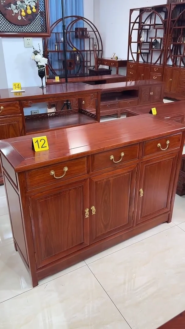 花梨木类柜类家具118*40*80餐边柜刺猬紫檀