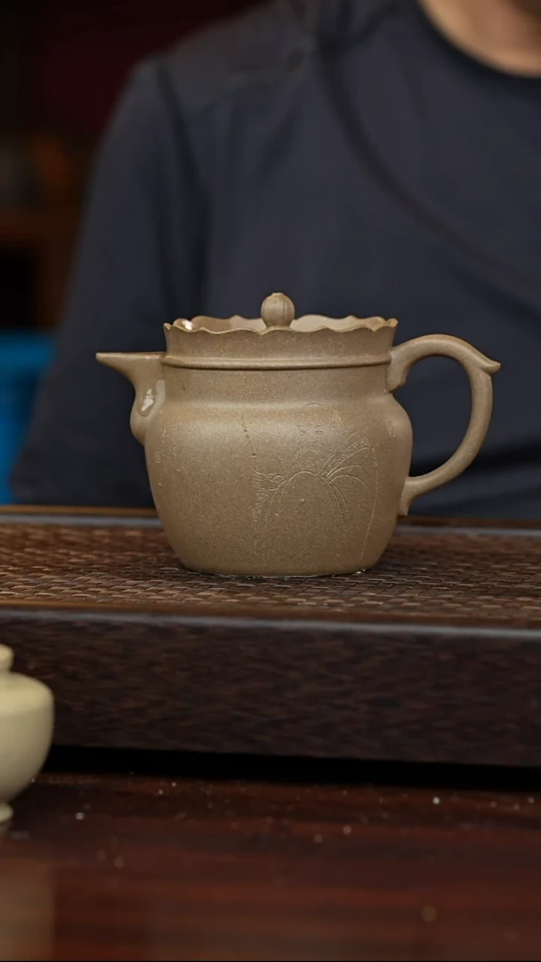茶壶紫砂丹壶溢香紫砂壶瑕疵360cc