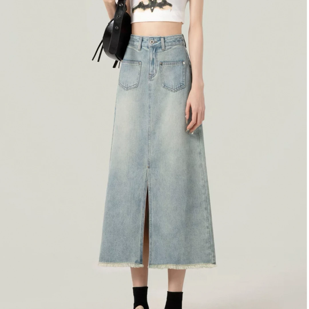【王哥精选】2025时尚牛仔裙N-5513