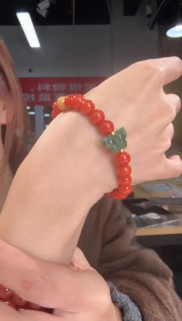 【闪购商品】南红玛瑙颈饰未镶嵌手串