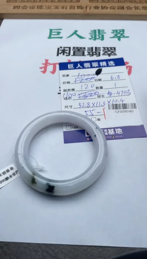 翡翠未镶嵌颈饰手镯多人-12509040