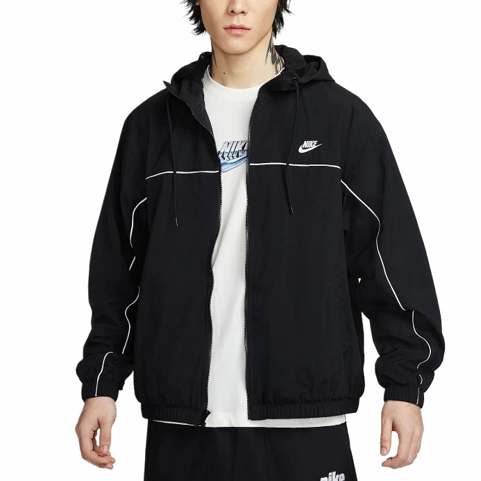 耐克/NIKE(官方正品)春秋男款时尚舒适休闲连帽夹克外套HJ2013010