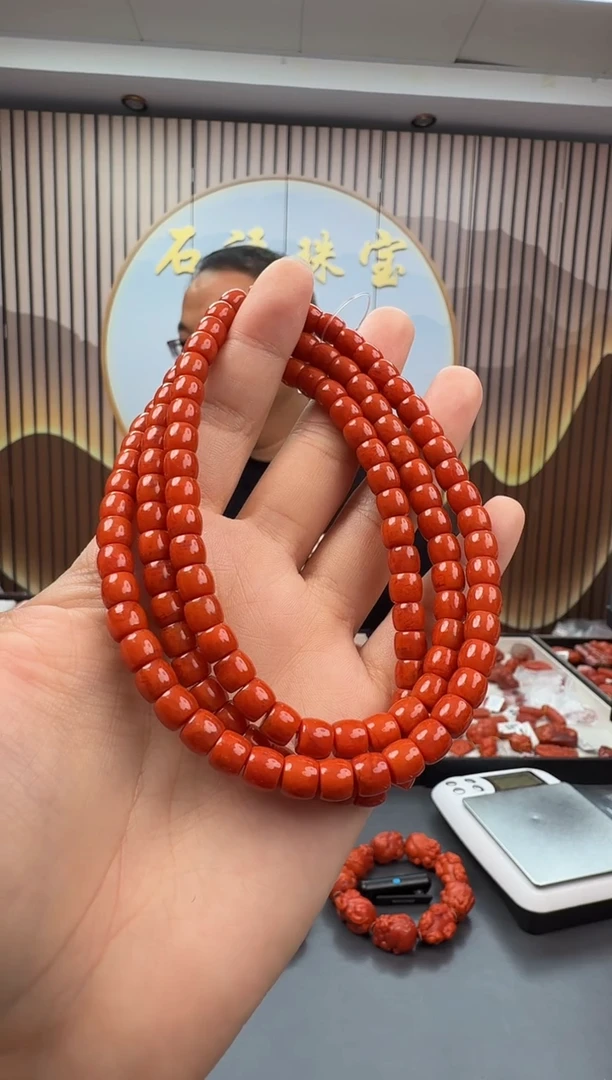 未镶嵌多圈南红玛瑙075ZB1017产品一个