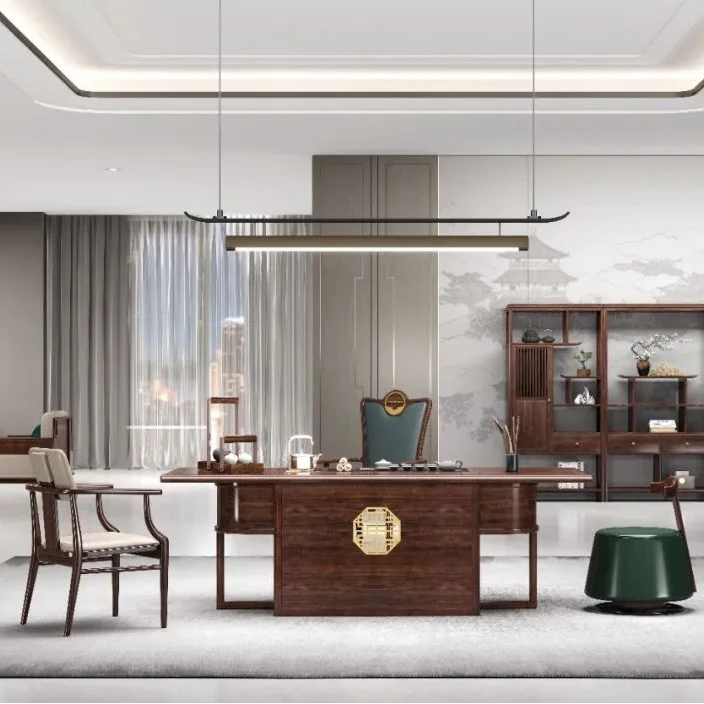 J07/CT20（微瑕）200*80*73cm实木茶台【不包装】库存尾货（七楼）2101