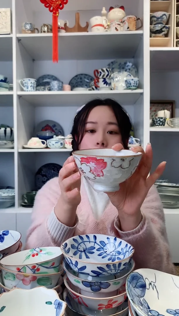 【闪购商品】钛合金日本进口白粉樱花米饭碗