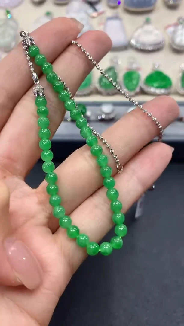 【闪购商品】翡翠颈饰18K金镶嵌a125多样性一件发货