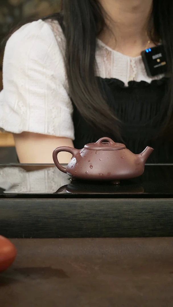 茶壶紫砂20，彭年石瓢，紫泥，150cc