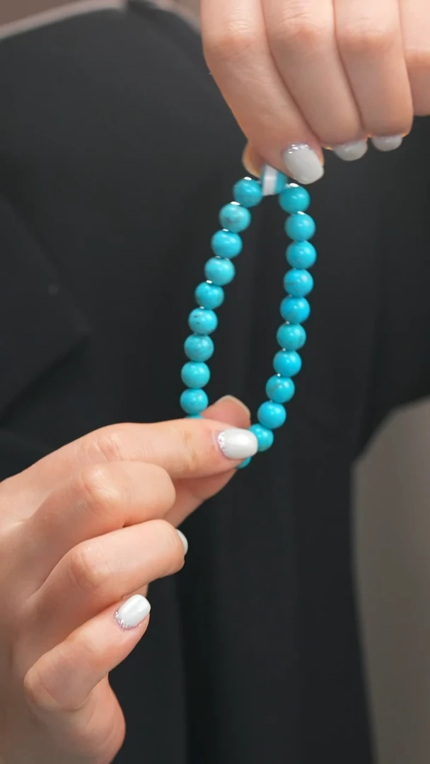 未镶嵌绿松石手串1