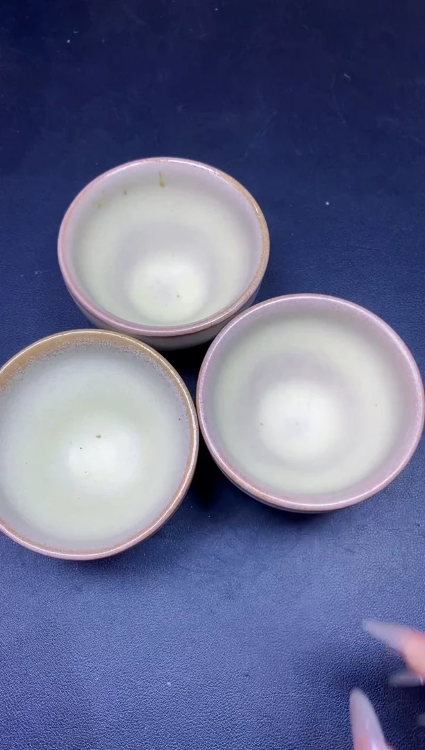 茶盏249三只微瑕