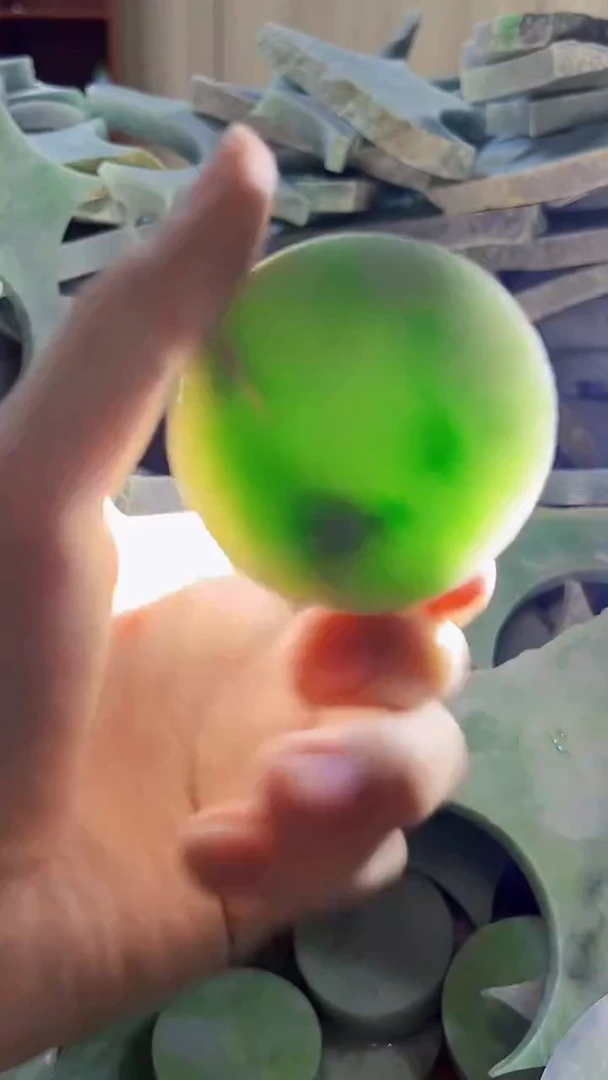 翡翠裸石缅甸翡翠A货文7918