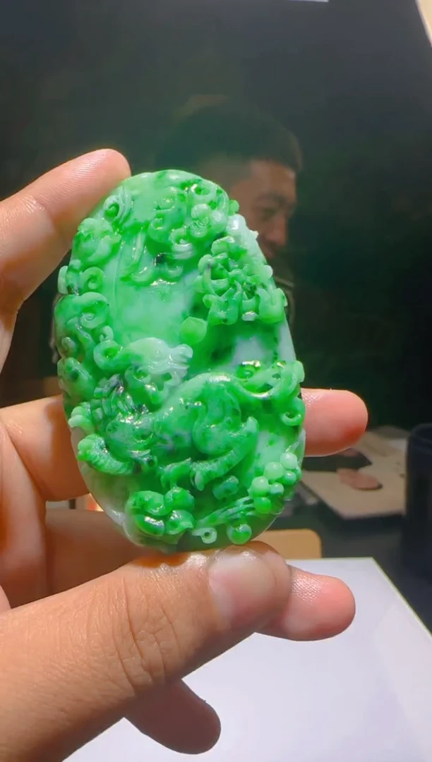 定制翡翠未镶嵌L-@@QJBD601131