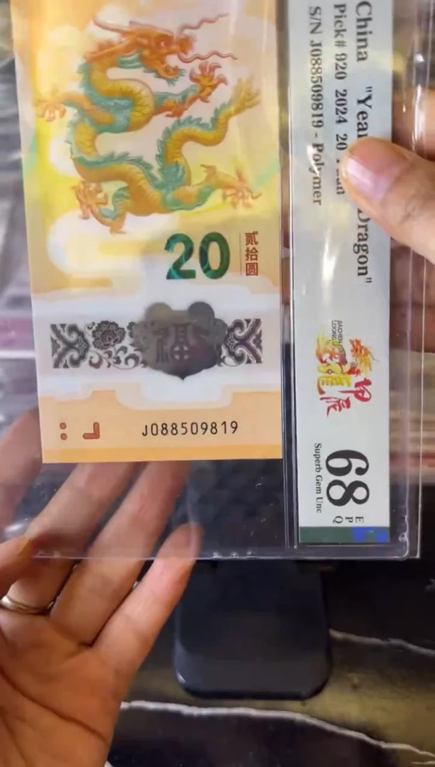 塑料2024 龙钞  单张  088509819